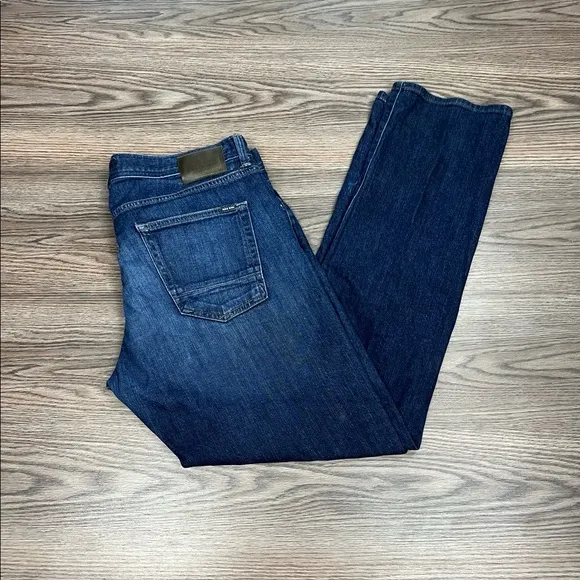 Agave Denim Pragmatist Classic Straight Blue Jeans 38x34