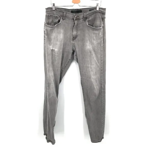 Agave Denim Waterman vintage flex jeans relaxed straight gray distressed 35 Men