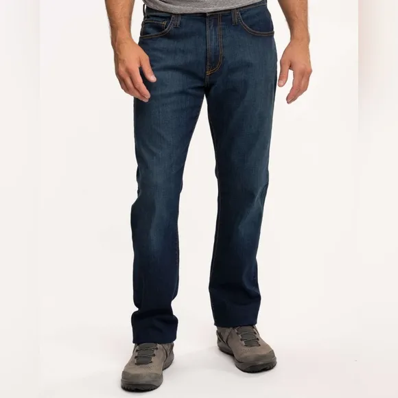 Agave Mens Dark Wash The Waterman Relaxed Straight Jeans Size 32
          
      Boutique
