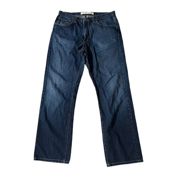 Agave DenimSmith Dark Blue Bootcut Loose Fit Jeans Size 35