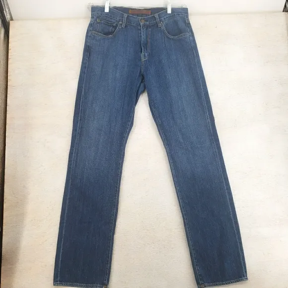 Agave Denimsmith US 33 blue jeans Waterman zipper fly straight leg 5 pocket