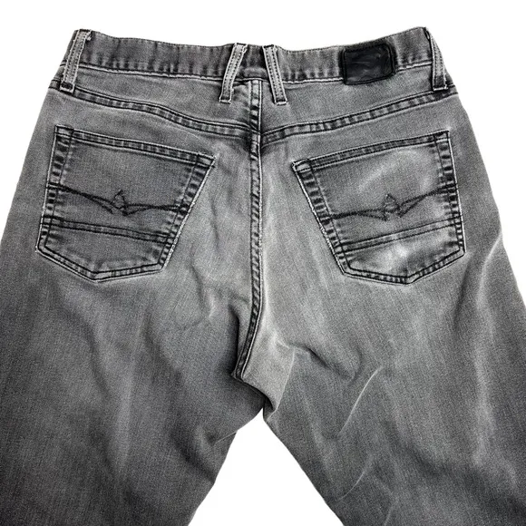 AGAVE Copper Waterman Relaxed Straight Jeans • 31 x 29 Grey Denim • Made in USA