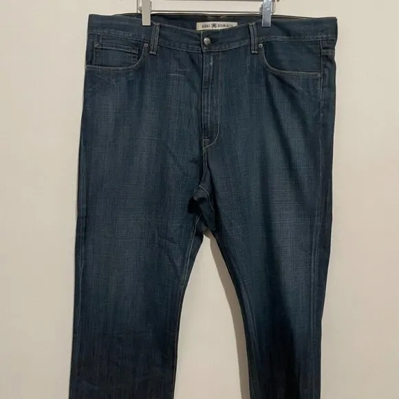 Agave Demin Smith Waterman Relaxed Straight Blue Jeans 46