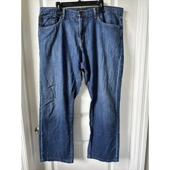 Agave Copper Gringo Blue Denim Mens Classic Straight 100% Cotton Jeans Size 44