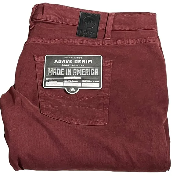 Agave Denim #7 Waterman Relaxed Straight #774 Red Mahogany Glove Touch Flex 44
          
      NWT
