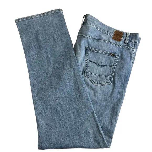 Agave Denim Mens 46X35 Medium Wash Waterman Relaxed Straight Leg Jeans