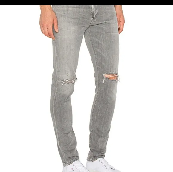 AGOLDE grey slim fit Bedford jeans 33
