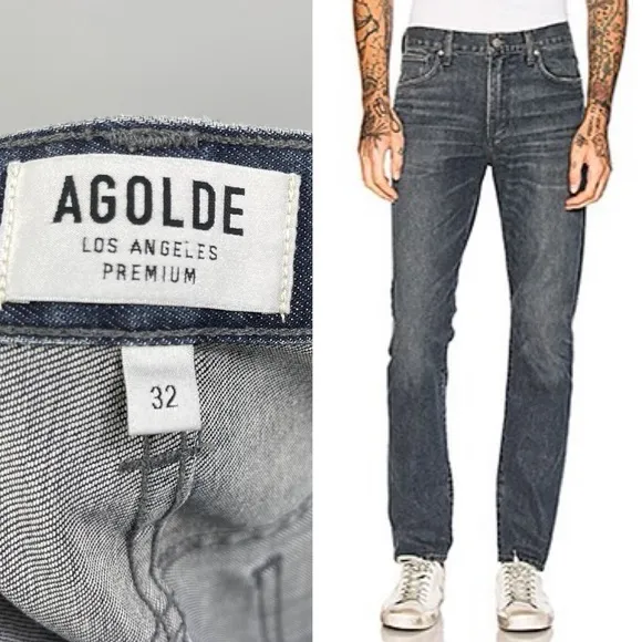 AGOLDE Men’s Hero Slim Tapered Jeans in Crossover 32 x 30