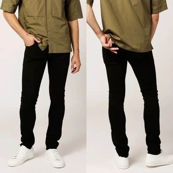 Agolde Super Skinny Jean in Pitch Black 29