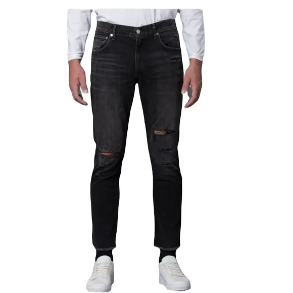 AGOLDE MENS’S Blade Jean Underground Deconstruction | 33 | Black | NWOT
