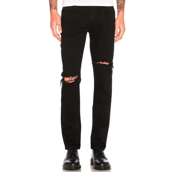NEW Agolde Black Blade Skinny Distressed Destruct Feel Good Jeans Size 29
          
      NWT