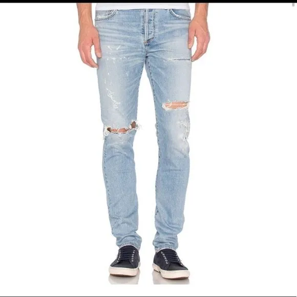 New AGOLDE x A$AP Ferg  Skinny Distressed Jeans 29