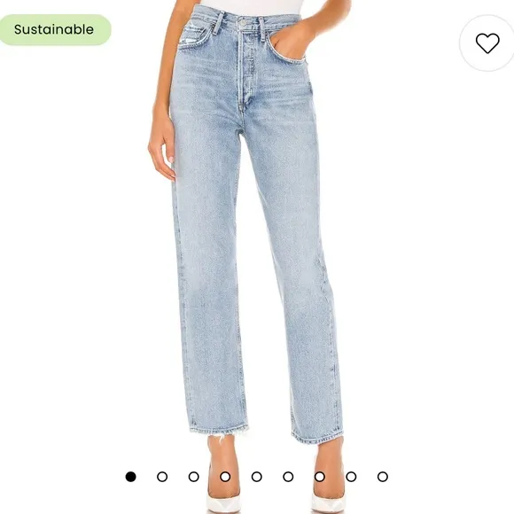 AGOLDE - 90's Mid Rise Loose Fit in Snapshot
          
      NWT