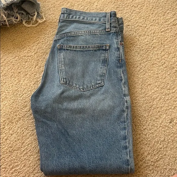 Agolde Men's Straight Blue Jeans