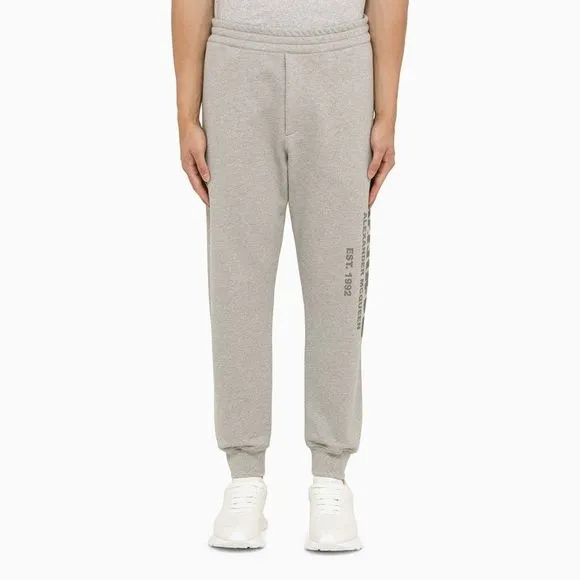 Alexander Mcqueen Grey Jogging Trousers With Logo
          
      NWT