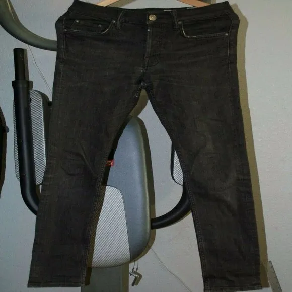 Mens All Saints Cigarette Skinny Fit stretch jean 30W