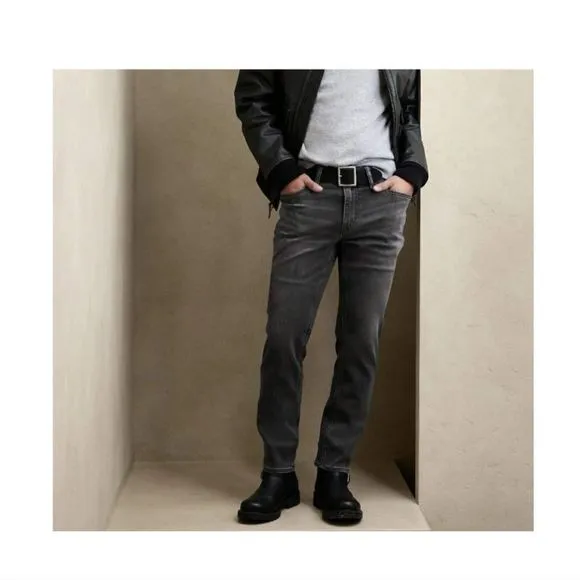 All Saint Spitafields Pipe Skinny Black Gray Jeans Size 27X32
          
      NWT