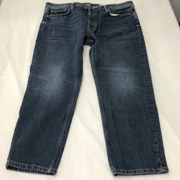 All Saints “Jack” Jeans 38x27 Faded Blue Denim