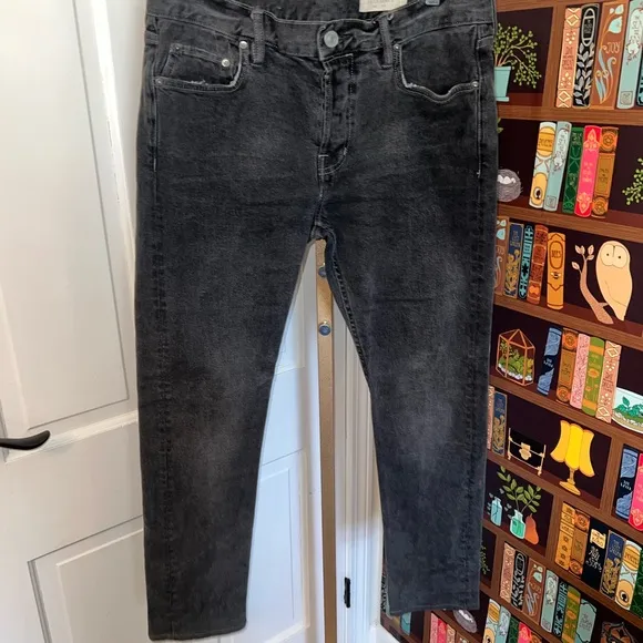 All Saints Black Slim Fit Jeans with Modern Stretch