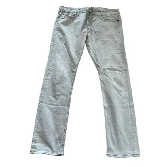 AllSaints cigarette light gray jeans, size 36