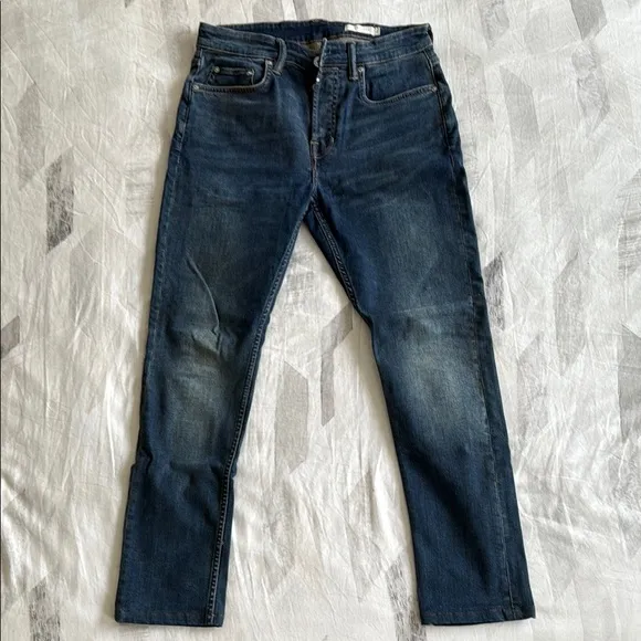 All Saints Dark Indigo Slim Jeans