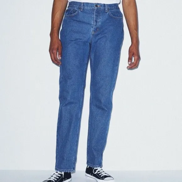 American Apparel Men's Straight Jean Size 32/32
          
      Boutique