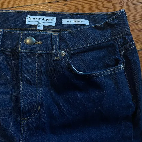 American Apparel The Straight Leg Jean