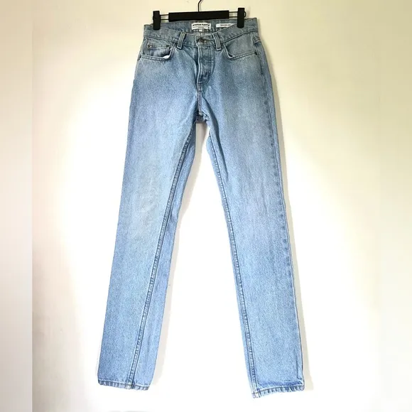 American Apparel The Classic Jean button fly light wash men’s size 28