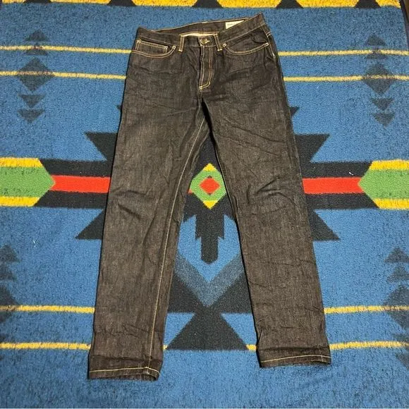 American Apparel Raw Selvedge Denim Jeans (31 x 30.5) (Made in USA 🇺🇸)