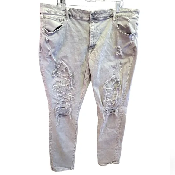 American Eagle Outfitters Airflex+ Distressed Denim Men's Jeans sz 44×32