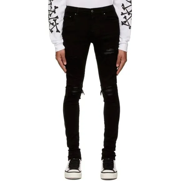 Amiri MX1 Jeans 25 IT 38 XXS Black New Skinny Stretch Denim
          
      Boutique