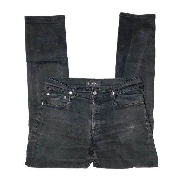 April 77 Faded Distressed Dictator Jeans