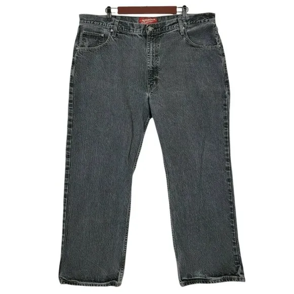 Arizona Jeans Loose Straight Leg Relaxed Black