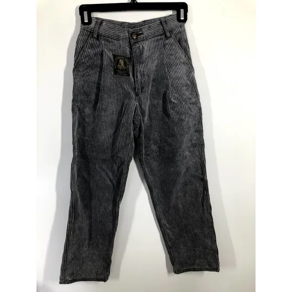 GIORGIO ARMANI VINTAGE Corduroy Pants Gray Size youth 11.5 inch waist