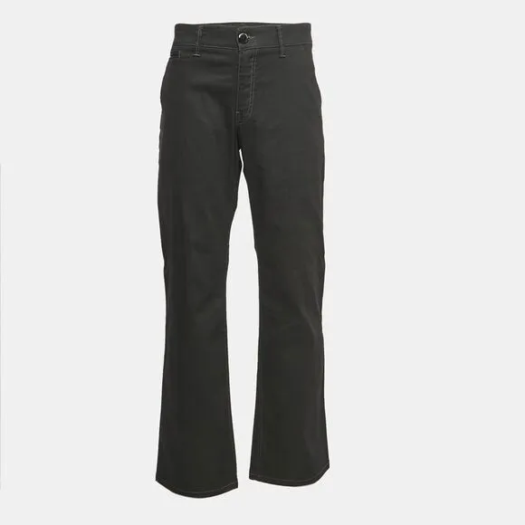 Giorgio Armani Black Denim Straight Fit Jeans 3XL Waist 38"