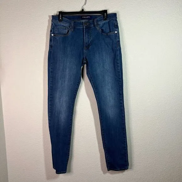 Articles of Society Mens Blue Wash Denim Jeans Dylan Slim Casual Size 32