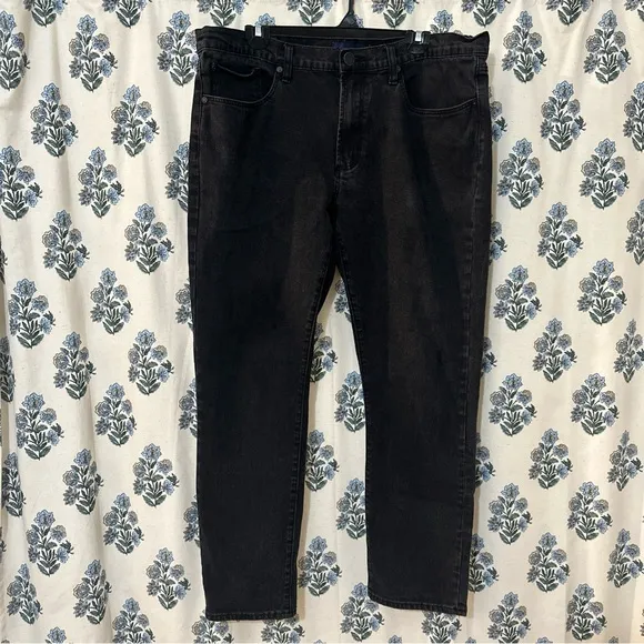 Articles Of Society Jeans Mens 38 x 30 Black Slim Dylan Cotton Stretch Denim