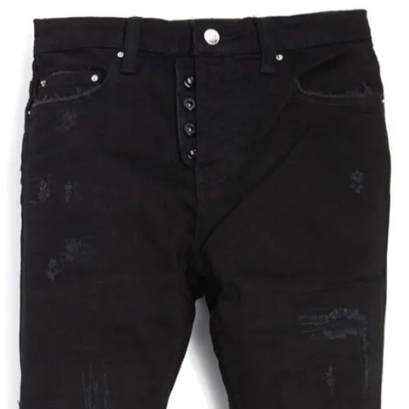 ARTMEETSCHAOS S Rosemont Rd black jeans size 40.