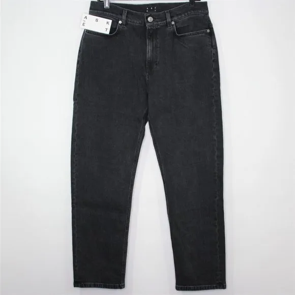 Asket Mens 32 x 30 Standard Black Made In Italy Tapered Jeans NEW Q733
          
      NWT