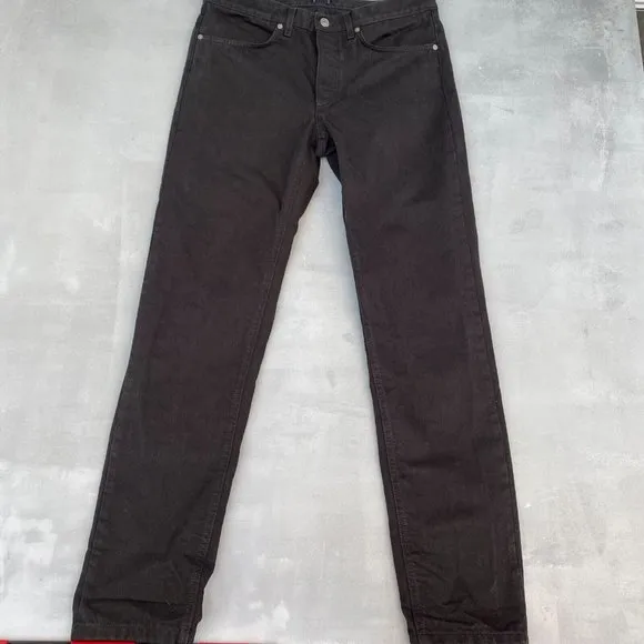 ASKET Jeans Adult 34 x 34 Mens Slim leg black