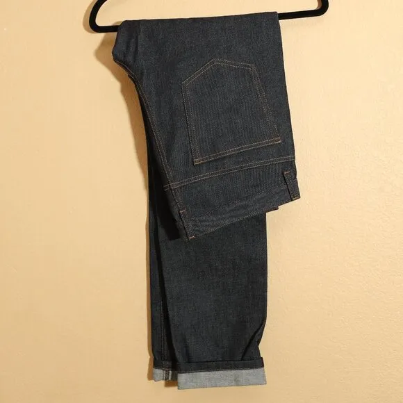 Asket Raw Denim Slim Jeans (34x34)