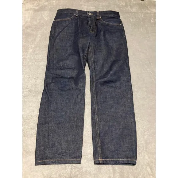 Asket jeans slim button fly organic cotton fit 33X26 (tag 33X30) italy made
