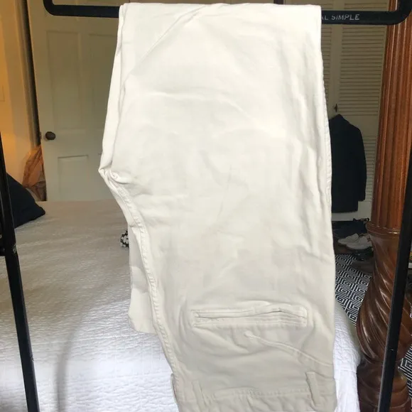 Baldwin White Tapered Fit Jeans