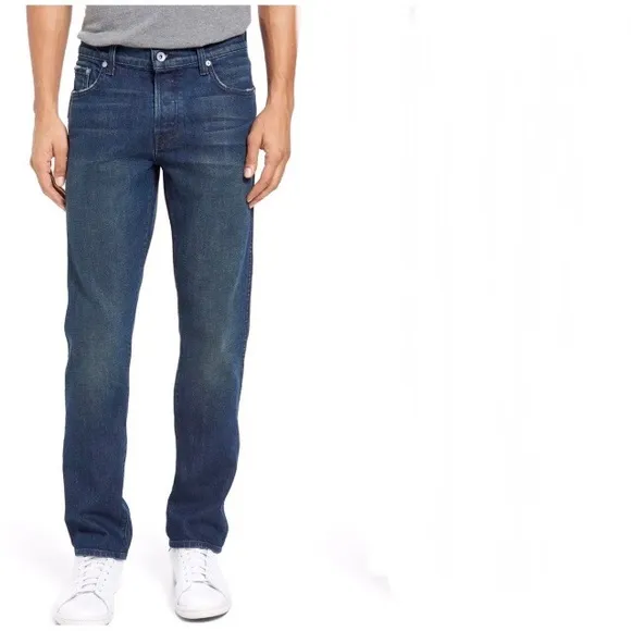 Baldwin Slim Straight Henley Jeans