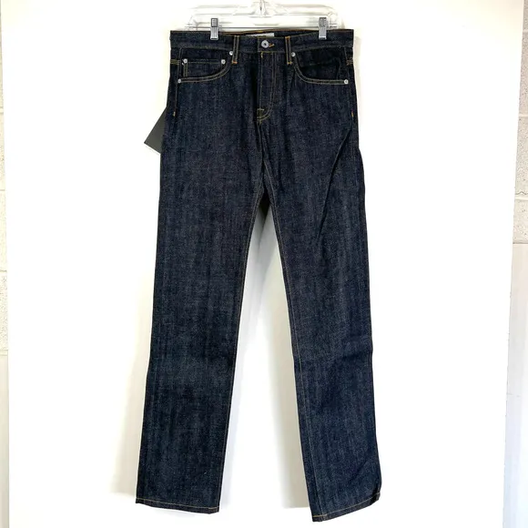 Baldwin Reed Classic Straight Leg Jeans Dark Wash Selvage Denim Business Casual
          
      Boutique