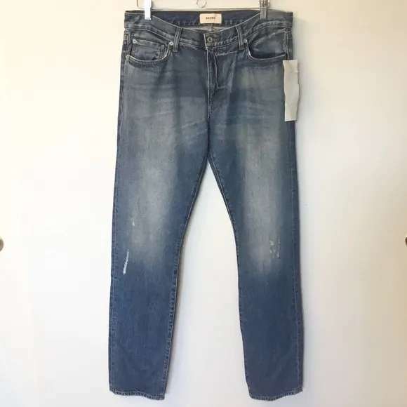 NWT Baldwin Henley Distressed Slim Straight Jeans - Taos - 32
          
      NWT
