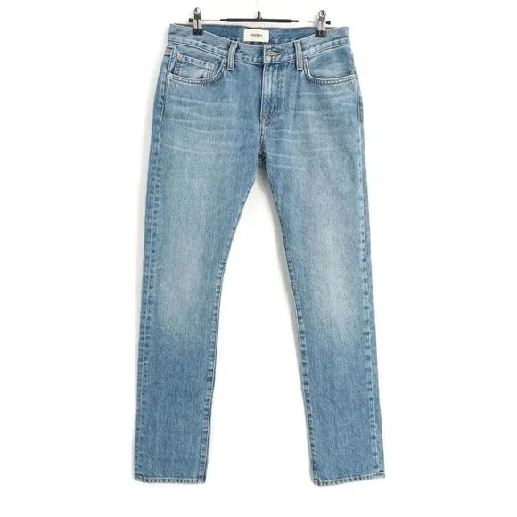 Baldwin Kansas City Mens Jeans Henley Slim Straight Blue Denim Size 28
