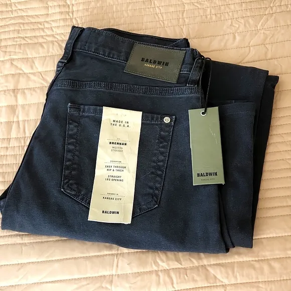 30 x 30 Baldwin Brennan Modern Straight Blue denim
          
      NWT