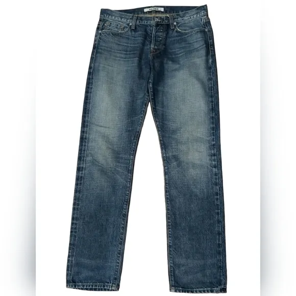 Baldwin Selvedge Men’s The Charlie Boy Fit Jeans Sz 26 (34x30) Selvage