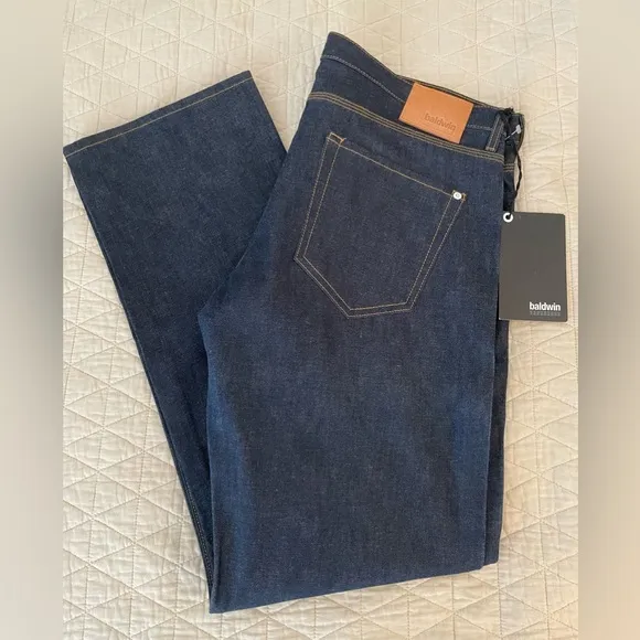 Baldwin American Selvedge Raw Denim The Reed Classic Straight Jean 38 NWT $265
          
      NWT
